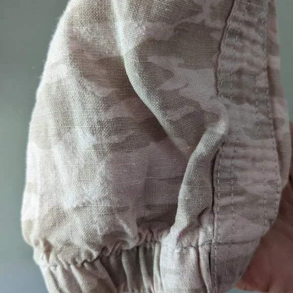 Athleta | Cabo Tide Linen Jogger Neutral Camo - Picture 5 of 10